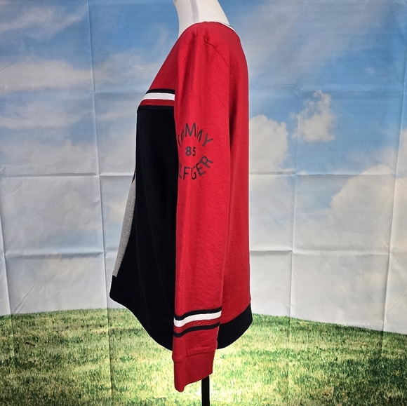 TOMMY HILFIGER | SPORTSWEAR COLORBLOCKED CREWNECK PULLOVER SWEATSHIRT - Picture 5 of 16